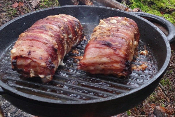 Cod Fillets Wrapped in Bacon