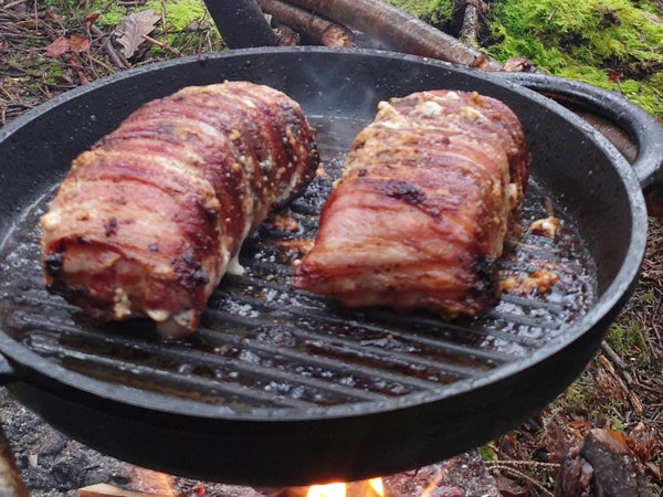 Cod Fillets Wrapped in Bacon