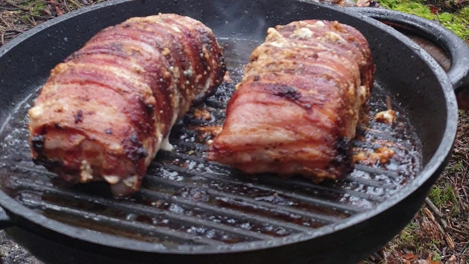 Cod Fillets Wrapped in Bacon