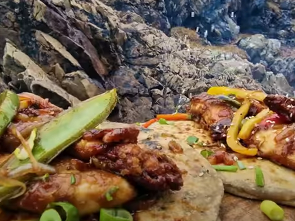 CHICKEN definitely tastes best in a place like this