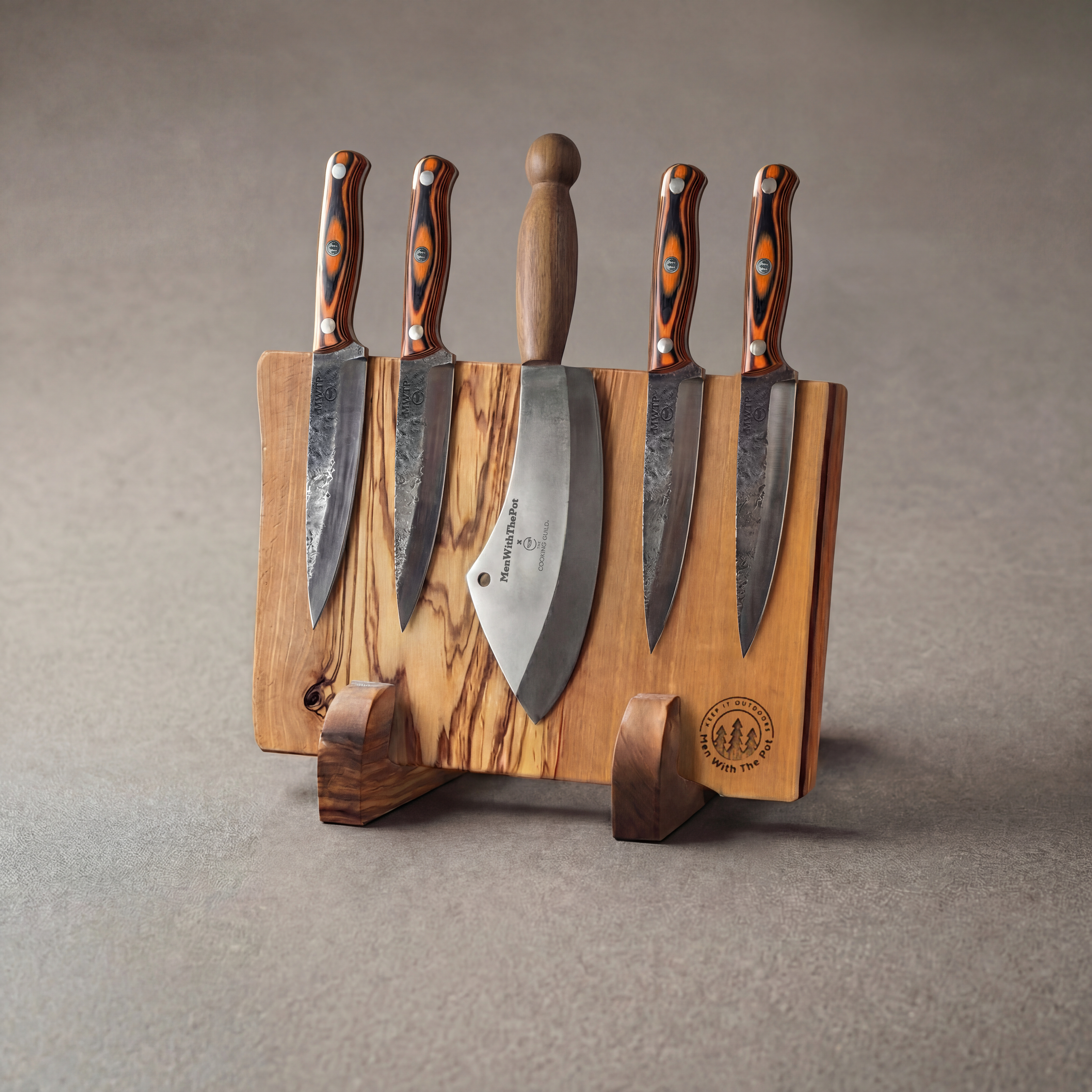 MWTP Trailblade 5" Handforged Steak Knife Set