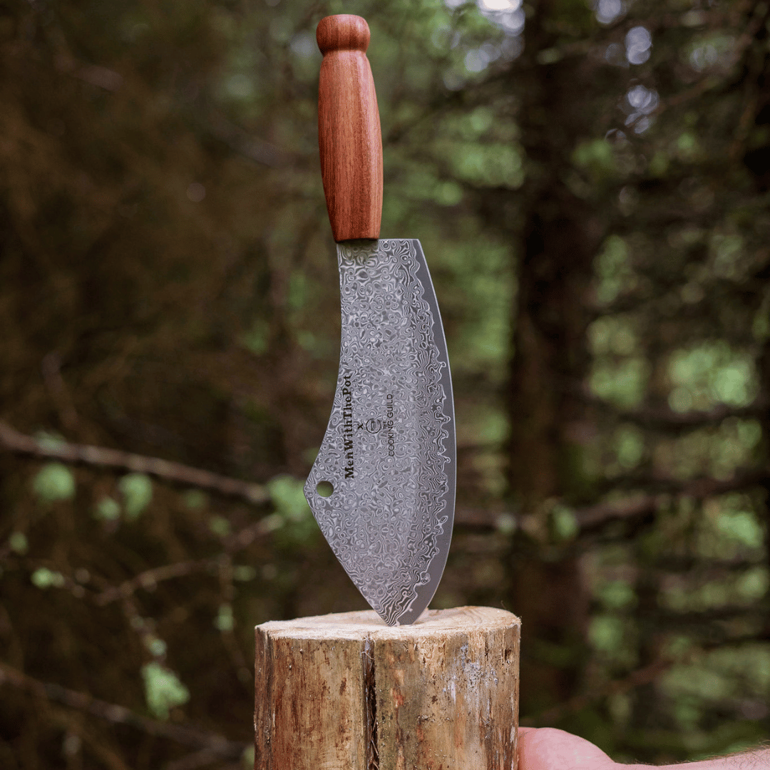 Damascus Cleaver – MenWithThePot