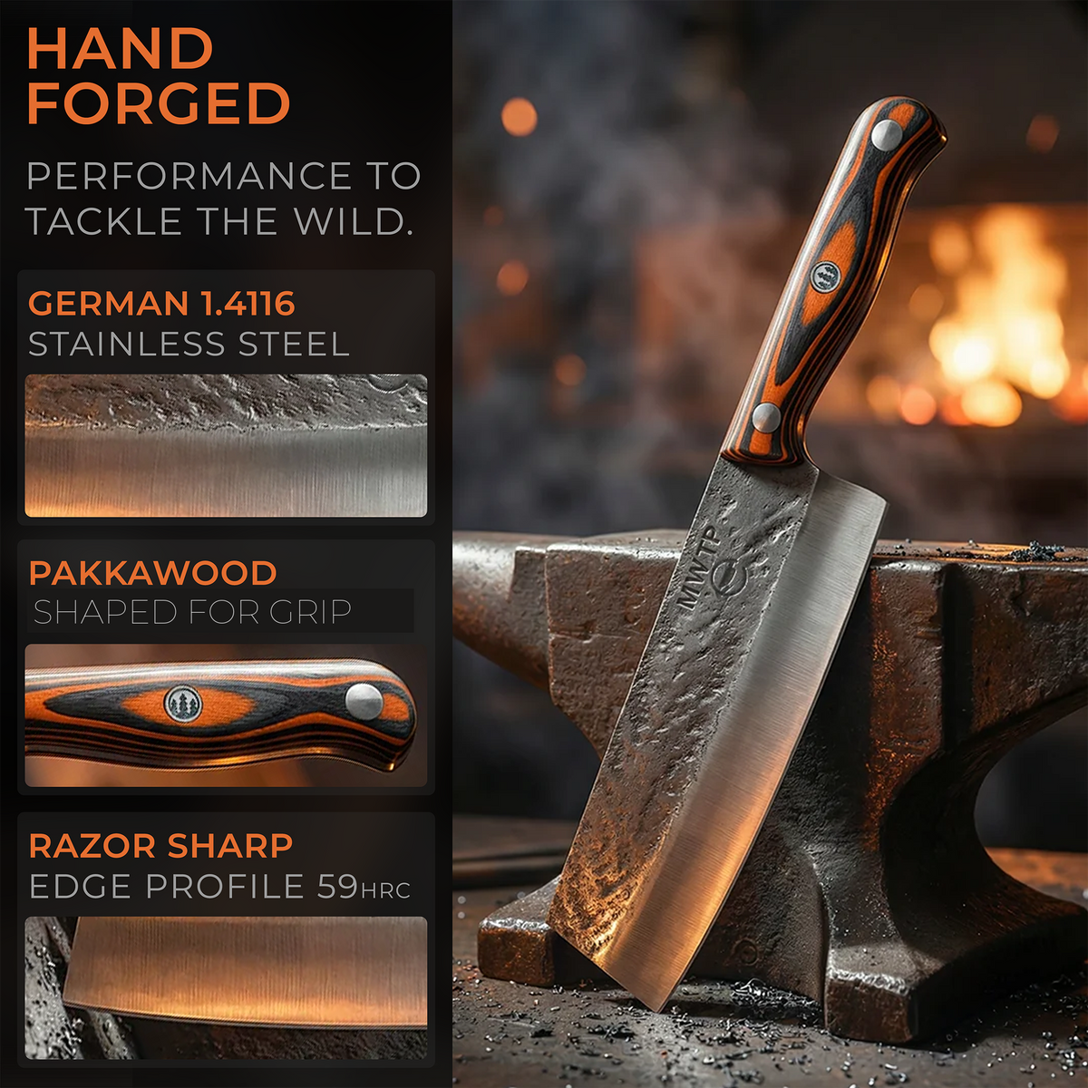 Hand forged