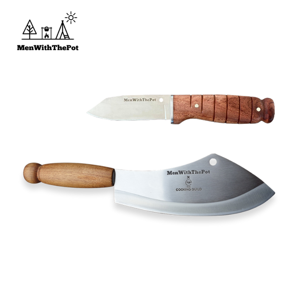 Men With The Pot Special Edition Chef Cleaver W/ Sheath Outdoor